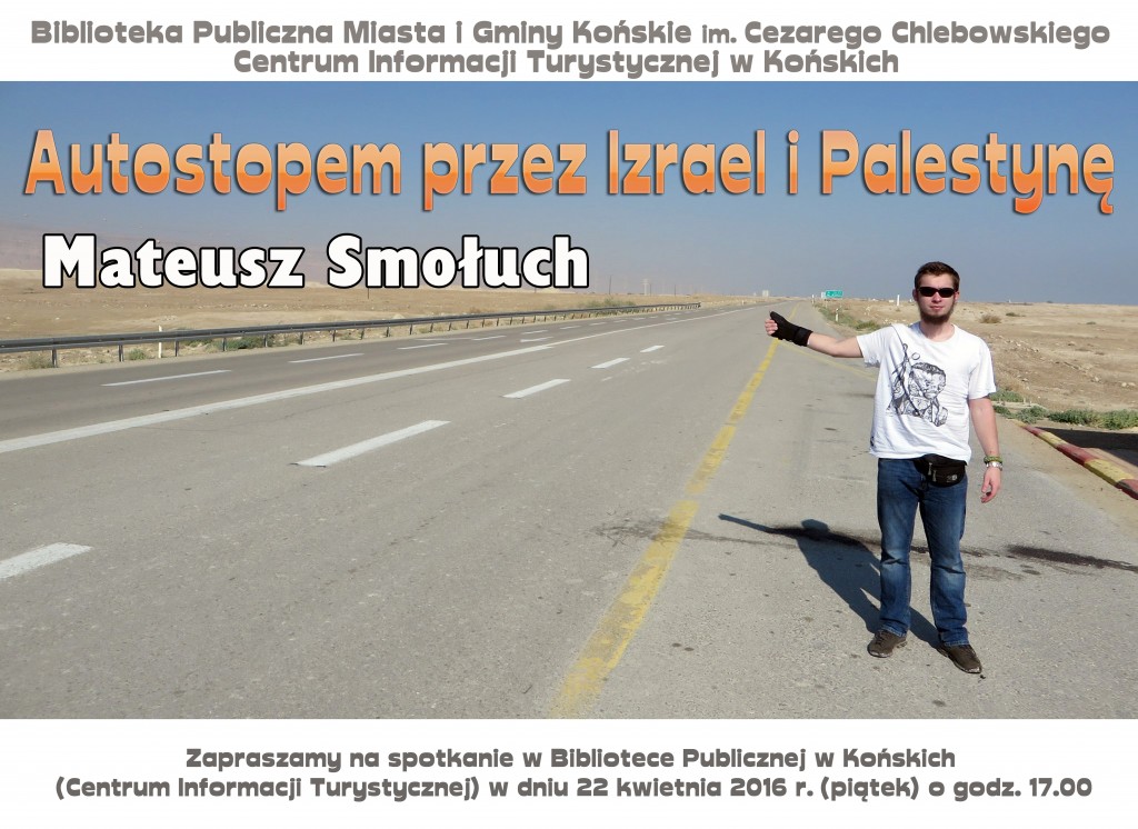 Autostopem przez Izrael i Palestynę plakat