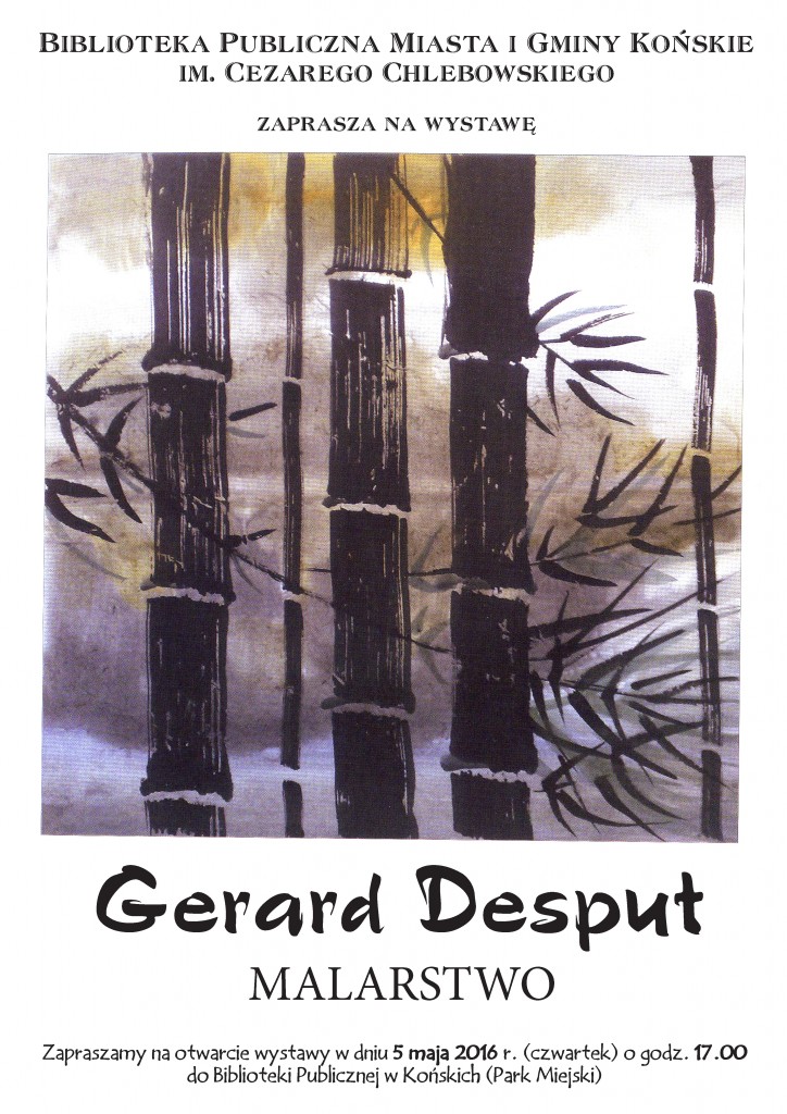 Gerard Desput Plakat